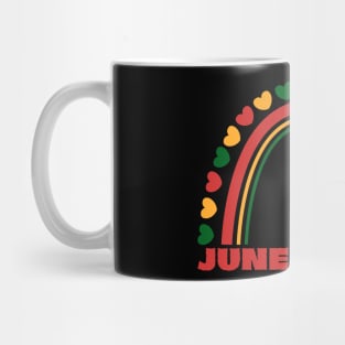 Juneteenth Rainbow Mug
